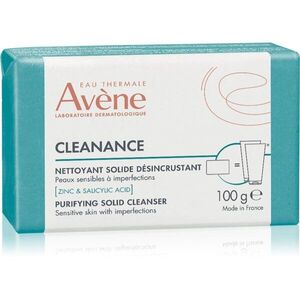 Avène Cleanance Purifying Solid Cleanser bőrgyógyászati tisztító szappan az aknéra hajlamos zsíros bőrre 100 g kép