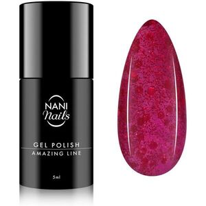 NaniNails NANI Amazing Line géles körömlakk árnyalat Crimson Confetti 5 ml kép