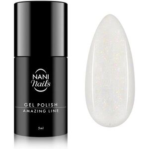 NaniNails NANI Amazing Line géles körömlakk árnyalat Shimmer White 5 ml kép