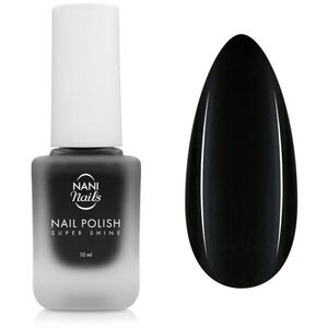 NaniNails NANI Super Shine hosszantartó körömlakk árnyalat Black Velvet 10 ml kép