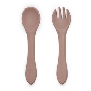 Petite&Mars Take&Match Silicone Cutlery étkészlet Velvet Latte 6m+ 2 db kép