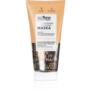 so!flow Medium Porosity Hair Protein-Emollient Mask haj maszk töredezés ellen 200 ml kép