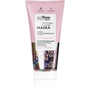 so!flow High Porosity Hair Protein-Emollient Mask erősítő maszk a töredezett, károsult hajra 200 ml kép