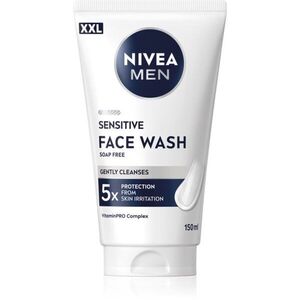 NIVEA MEN Sensitive tisztító gél az érzékeny arcbőrre 150 ml kép
