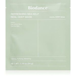 Biodance Refreshing Sea Kelp Real Deep Mask intenzív hidrogélmaszk alga kivonatokkal 1 db kép