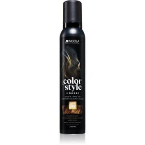 Indola Color Style Mousse tonizáló hab hajra árnyalat Medium Blonde 200 ml kép