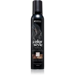 Indola Color Style Mousse tonizáló hab hajra árnyalat Beige Blonde 200 ml kép