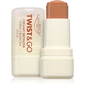 puroBIO Cosmetics Twist&Go krémes bronzosító stift 02 Biscuit 5 g kép