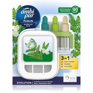 AmbiPur 3volution Morning Dew elektromos légfrissítő töltelékkel 20 ml kép