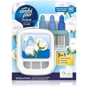 AmbiPur 3volution Cotton Flower elektromos légfrissítő töltelékkel 20 ml kép