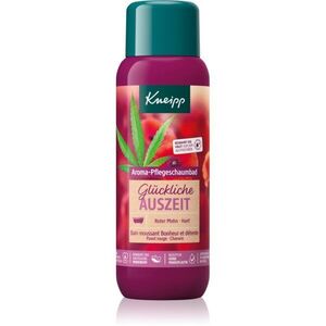 Kneipp Glückliche Auszeit habfürdő Red Poppy & Cannabis 400 ml kép