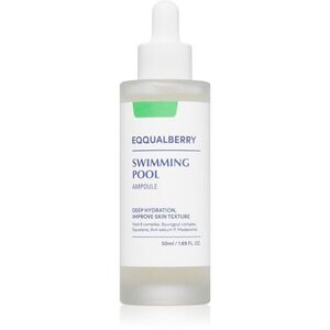 EQQUALBERRY Swimming Pool Ampoule Intenzíven hidratáló szérum nyugtató hatással 50 ml kép