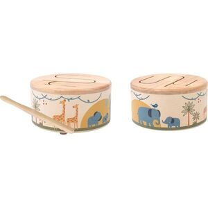 2Kids Toys Wooden Drum Safari zenélő játék 18m+ 1 db kép