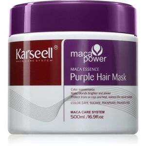 Karseell Purple Hair Mask haj maszk szőke és ősz hajra 500 ml kép