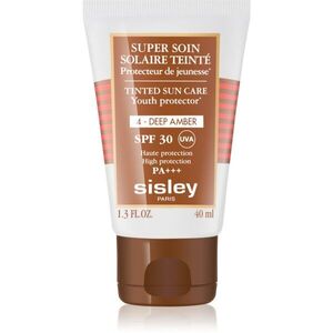 Sisley Super Soin Solaire Teinté védő tonizáló krém arcra SPF 30 árnyalat 4 Deep Amber 40 ml kép