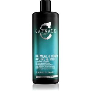 TIGI Catwalk Oatmeal & Honey tápláló sampon száraz és érzékeny hajra 750 ml kép