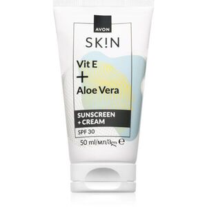 Avon Sk!n Vit E + Aloe Vera bőrkrém SPF 30 50 ml kép