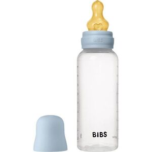 BIBS Anti-Colic Baby Bottle Latex antikólikás cumisüveg kaucsuk cumival Baby Blue 1 db kép