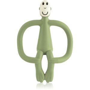 Matchstick Monkey Teething Toy and Gel Applicator rágóka 2in1 kefével Olive 1 db kép