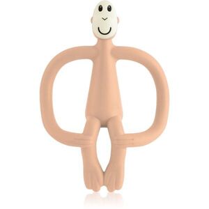 Matchstick Monkey Teething Toy and Gel Applicator rágóka 2in1 kefével Peach Salmon 1 db kép