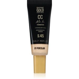 Dripping Gold CC Me In Mini Trial könnyű alapozó SPF 45 árnyalat Porcelain 01 5 ml kép