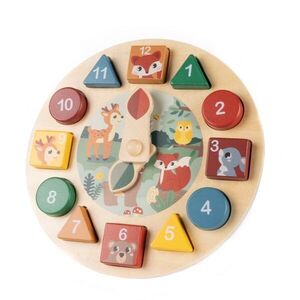 Zopa Wooden Clock interaktív játék fából készült 1 db kép