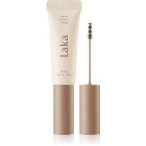 Laka Pixi Brow Cara szemöldök és szempillaspirál a formáért és a fixálásért árnyalat 02 Wood Brown 8 g kép