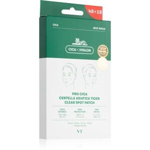 VT Cosmetics Pro Cica Centella Asiatica Tiger Clear Spot Patch tapasz problémás bőrre 66 db kép