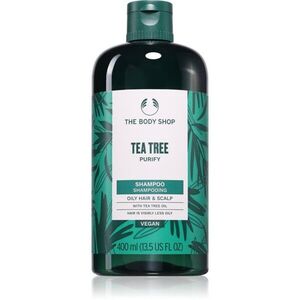 The Body Shop Tea Tree Shampoo tisztító sampon zsíros hajra 200 ml kép