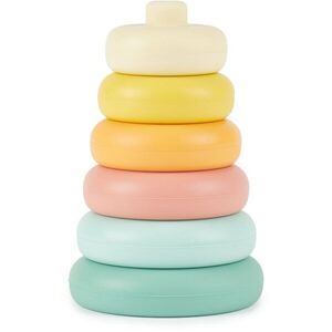 Bieco Silicone Stacking Tower Tropical Vibes gyűrűpiramis 12 m+ 6 db kép