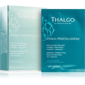 Thalgo Hyalu-Procollagen Wrinkle Correcting Pro Eye Patches simító szemkörnyék maszk 8x2 db kép
