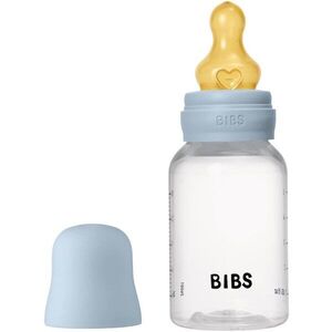 BIBS Anti-Colic Baby Bottle Latex antikólikás cumisüveg kaucsuk cumival Baby Blue 1 db kép