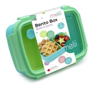 Melii Bento Box uzsonnás doboz Blue, Mint, Lime 880 ml kép