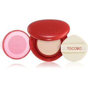 TOCOBO Apple Dewy Fit Cushion tartós alapozó sminkszivaccsal SPF 50+ árnyalat 21C Peach 15 g kép