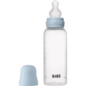 BIBS Anti-Colic Baby Bottle Silicone antikólikás cumisüveg szilikoncumival Baby Blue 1 db kép