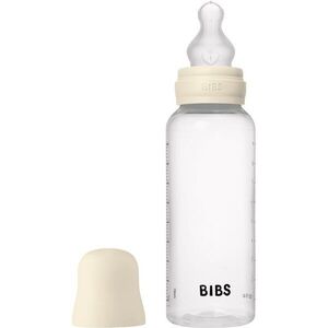 BIBS Anti-Colic Baby Bottle Silicone antikólikás cumisüveg szilikoncumival Ivory 1 db kép