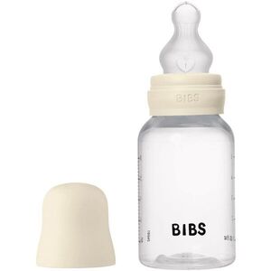 BIBS Anti-Colic Baby Bottle Silicone antikólikás cumisüveg szilikoncumival Ivory 1 db kép
