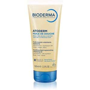 Bioderma Atoderm Shower Oil magasan tápláló és nyugtató tusfürdő olaj a száraz és érzékeny bőrre 100 ml kép
