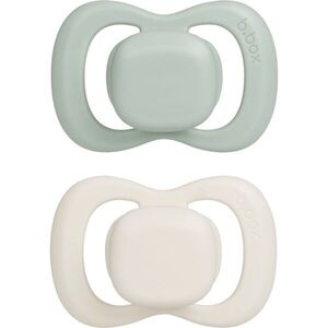 B.Box Silicone 0-6m cumi Sage/Vanilla 2 db kép