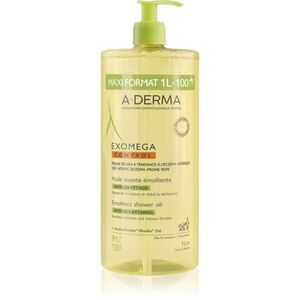 A-Derma Exomega Control Emollient Shower Oil hidratáló tusoló olaj száraz és atópiás bőrre 1000 ml kép