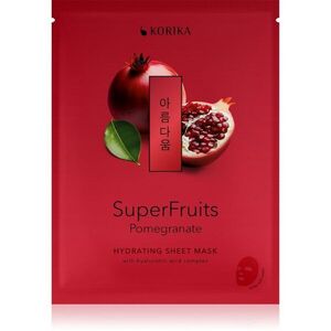 KORIKA SuperFruits Pomegranate - Hydrating Sheet Mask hidratáló gézmaszk 25 g kép