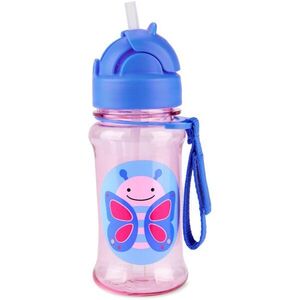 Skip Hop Zoo Tritan kulacs szívószállal Butterfly 12m+ 1 db kép