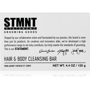 STMNT Care Hair & Body Cleansing Bar tisztító kemény szappan hajra, szakállra és testre 125 g kép