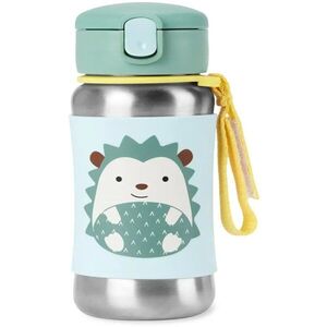 Skip Hop Spark Style Straw Bottle rozsdamentes kulacs szívószállal Hedgehog 12 m+ 1 db kép
