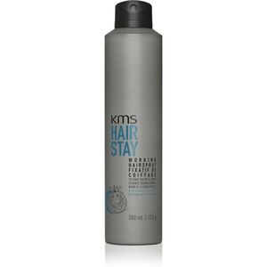 KMS Hair Stay Working Hairspray hajlakk meleg által károsult haj 300 ml kép