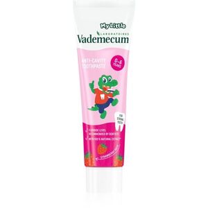 Vademecum My Little Strawberry fogkrém gyermekeknek fluoriddal eper 50 ml kép