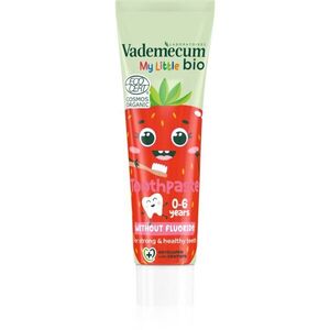 Vademecum BIO Strawberry fogkrém gyermekeknek fluoridmentes eper 50 ml kép