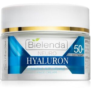 Bielenda Neuro Hyaluron hidratáló arckrém Nappali és éjjeli ápolás 50+ 50 ml kép