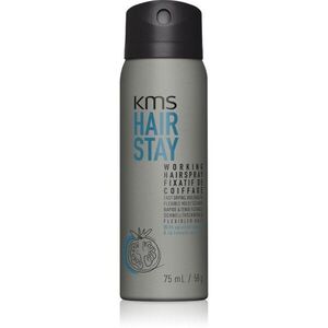 KMS Hair Stay Working Hairspray hajlakk meleg által károsult haj 75 ml kép