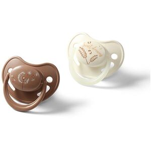 BabyOno Take Care Anatomical Silicone Soothers cumi Day & Night 18m+ 2 db kép